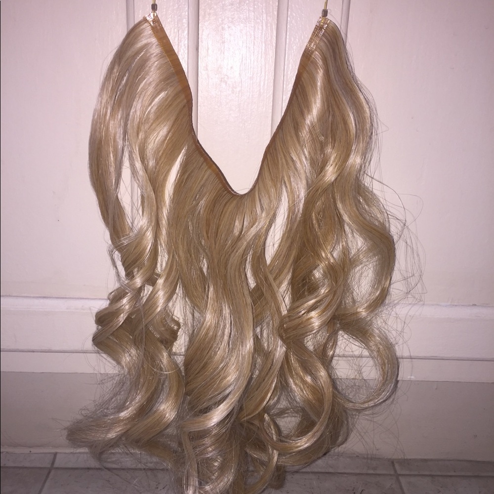 Halo Hair Extensions Golden Blonde